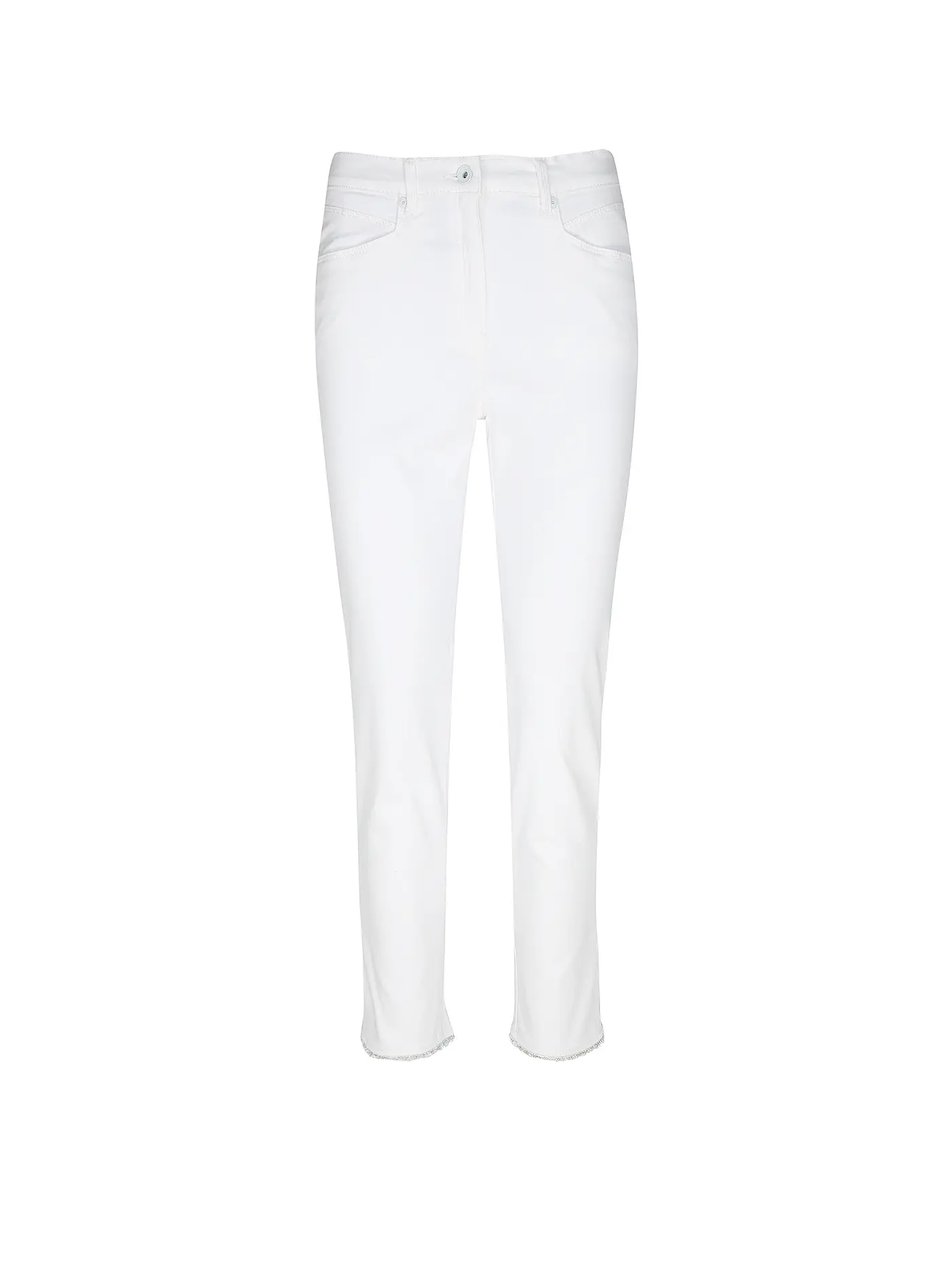 RAPHAELA BY BRAX | Jeans 7/8 DEKO | weiss